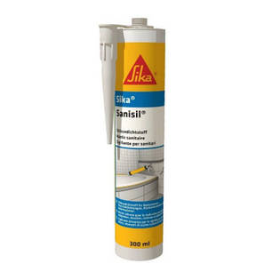 Sika® Sanisil® - Силіконовий герметик Сіка для санітарно-технічних робіт, безбарвний, 300 мл, фото 3