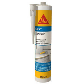 Sika® Sanisil® - Силіконовий герметик Сіка для санітарно-технічних робіт, безбарвний, 300 мл, фото 1