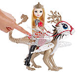 Лялька Евер Афтер Хай Епл Вайт Ігри Драконів Ever After High Dragon Games Apple White Doll and Braebyrn Dragon, фото 8