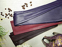 Пояс-кушак на замшевой основе фиолет, баклажан, вишня