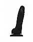 Реалістичний фалоїмітатор Strap-On-Me SOFT REALISTIC DILDO Black — Size M, 18х3,8 см., фото 2