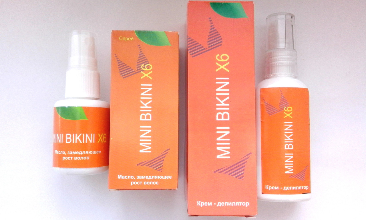 Mini Bikini X6 - Комплекс для депіляції - Крем та Спрей Міні Бікіні