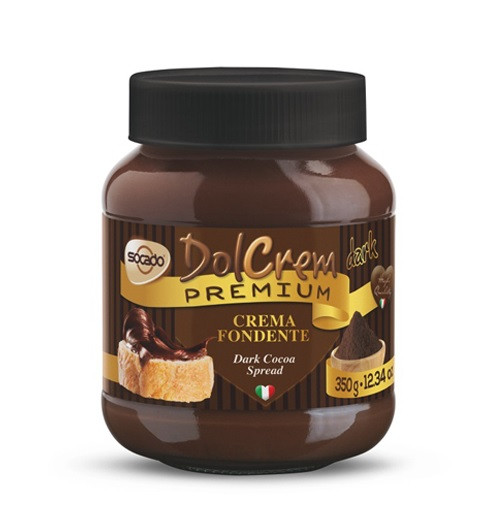 Паста Шоколадна DolCrem Premium Crema Fondente Socado 350 г Італія