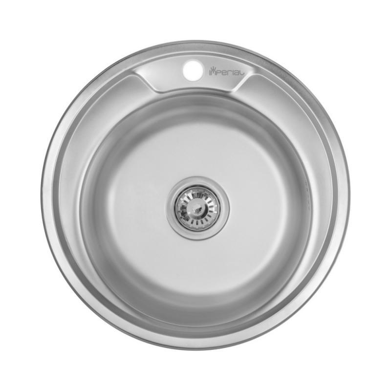 Кухонна мийка Imperial 490А (06) Decor 160 mm