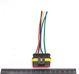Роз'єм 6-конт. герметичний (мама) /