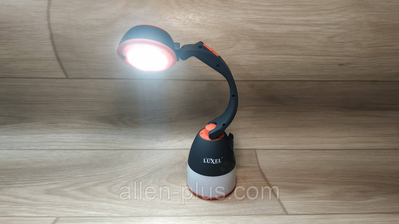 Світлодіодний світильник-трансформер LUXEL TR-01R акумуляторний, 7W