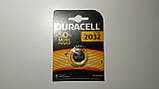 Батарейка літієва DURACELL Lithium CR2032 3V 1 pc BLISTER CARD, фото 3