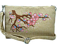 Текстильная сумка с вышивкой Сакура