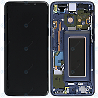Дисплей для Samsung Galaxy S9 G960, модуль (экран и сенсор) Coral Blue, оригинал GH97-21696D