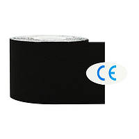 Кинезио Тейп Ezapp RAYON Віскоза 5см х 5м, чорний