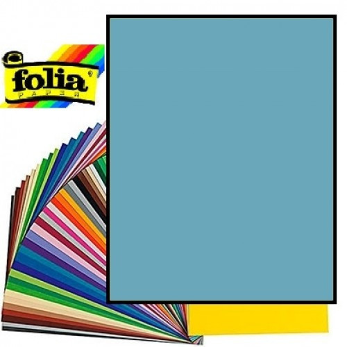 Дизайнерський матовий картон Folia 30 * 30см Небесно-голубий 1 лист