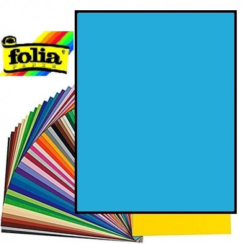 Дизайнерський матовий картон Folia 30 * 30см Голубий 1 лист