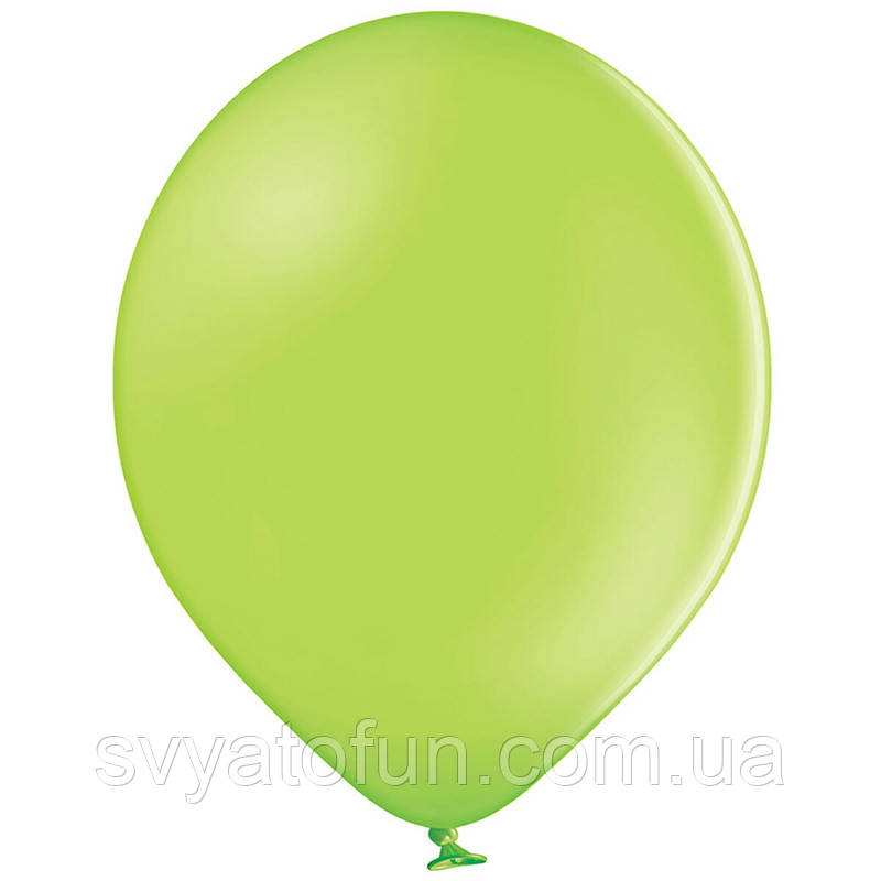 Латексні кульки 10,5" пастель 85/008 зелене яблуко 50шт/уп BelBal