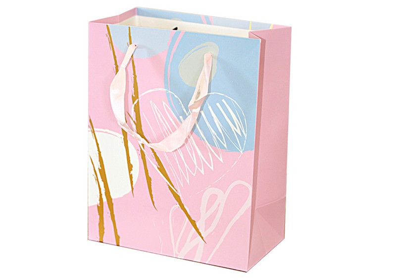 Пакет подарунковий Серце рожевий 18*23*10 см SL-918-S-2, фото 1