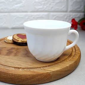Біла чайна чашка без блюдця Arcoroc Trianon 200 мл (D6921), фото 1