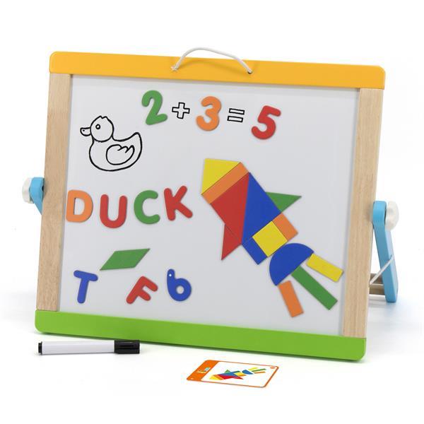 Дошка магнітно-маркерна Viga Toys на підставці (44545), фото 1