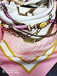 Шовковий хустку жіночий на шию, на голову косинка, в зачіску, на сумку Хустку атласний 70/70, фото 5