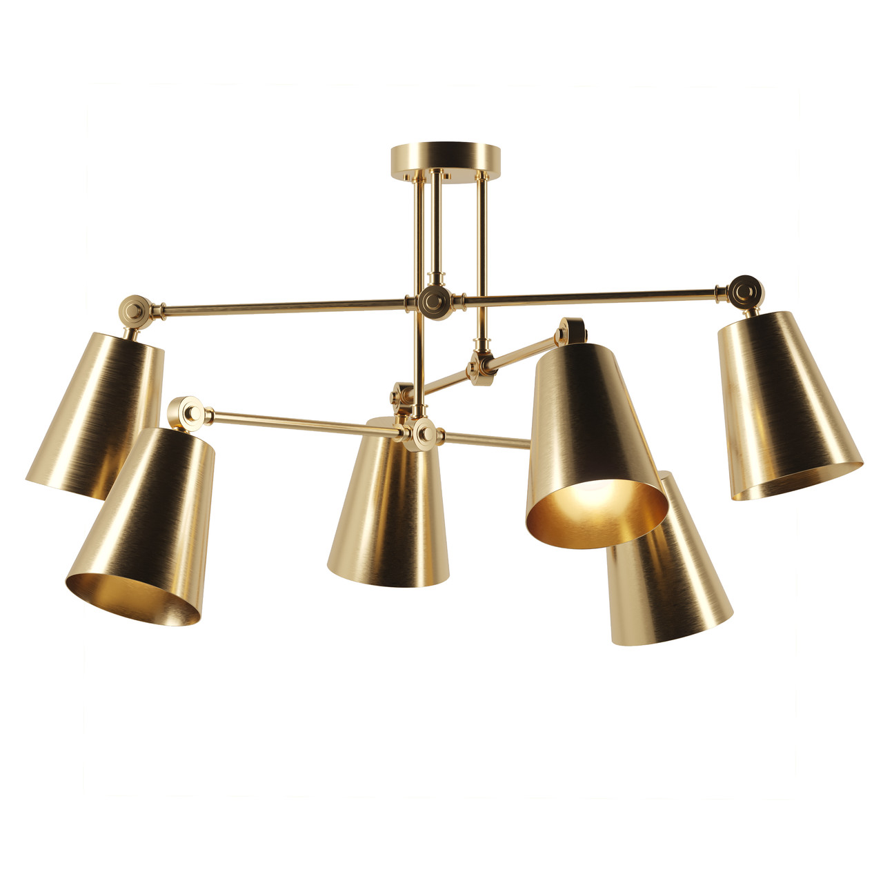 Люстра "Sia V6" PikArt арт. 5648 Золотий, фото 1