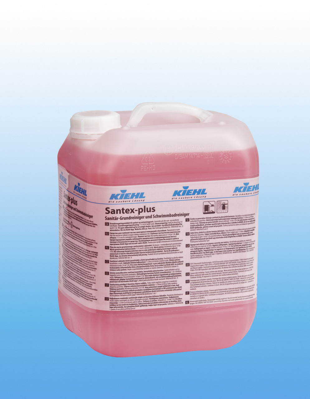 Засіб для глибокого чищення санітарних приміщень і басейнів Santex-plus, 10 л, Сантекс Плюс, KIEHL