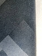 Шпалери вінілові на флізелін Ugepa ONYX метрові геометрія 3д фігури темно сині чорні глянцеві