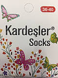Шкарпетки жіночі ажурний гепюр Kardesler пр-під Туреччина, фото 2