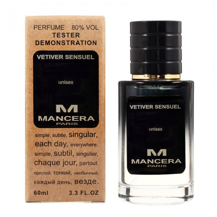 Mancera Vetiver Sensuel TESTER LUX, унисекс, 60 мл