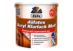 Лак панельний акриловий Dufatex Acryl Klarlack 0,75 л, Напівматовий