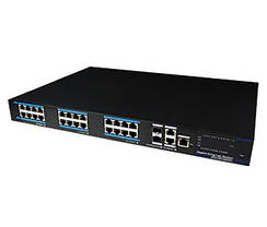 16-портовий керований POE комутатор UTP7216E-POE-L2, фото 2