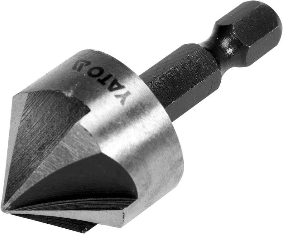 Зенковки конічна по металу YATO HEX - 1/4" 20.5 x 45 мм HSS YT-44726