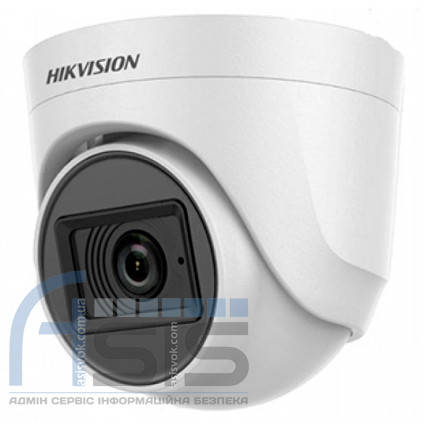 5Мп Turbo HD відеокамера Hikvision з вбудованим мікрофоном DS-2CE76H0T-ITPFS (3.6 мм), фото 2