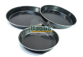 Набір круглих форм для випікання (3 шт./наб.) з антипригарним покриттям 28,32,36 см Empire (EM-9841)