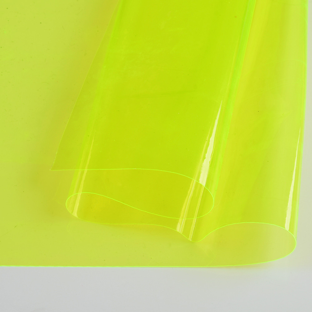 Силікон (0,2мм) жовтий неоновий прозорий ш.122