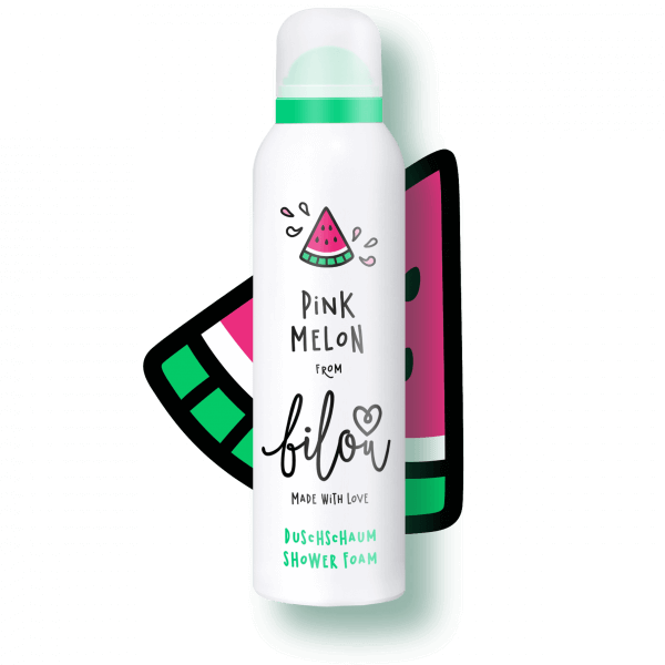 Піна для душу Shower Foam від Bilou з Німеччини, Pink Melon 200 мл, кавун