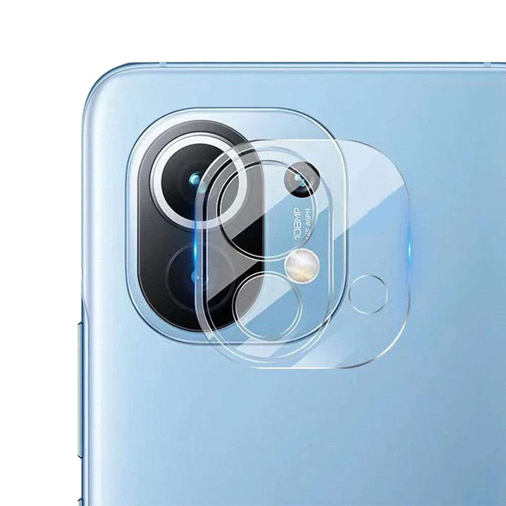 Захисне скло Tempered Glass 0,3 мм 2.5D на задню камеру для Xiaomi Mi 11, Transparent, фото 1