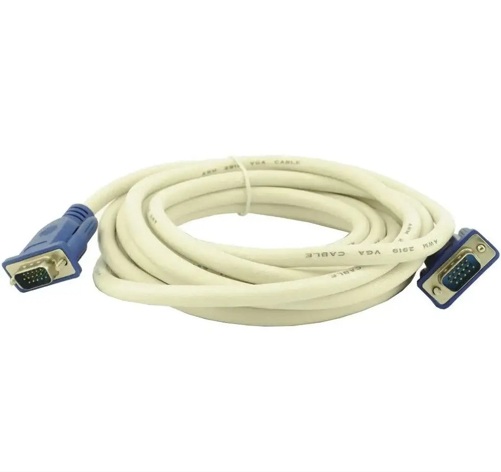 Кабель VGA-VGA 3 метри White, фото 1
