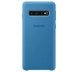 Оригінальний чохол Samsung Silicone Cover Blue для Galaxy S10 SM-G973