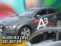 Дефлекторы окон (ветровики) AUDI A3, (V8) 3d 2012-2020r.