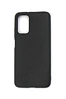 Чехол Ultra Slim Carbon на Xiaomi Poco M3 / Redmi 9T Черный