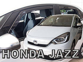 Дефлектори вікон (вітровики)HONDA JAZZ IV 5d 2019+ (+OT) (HEKO)