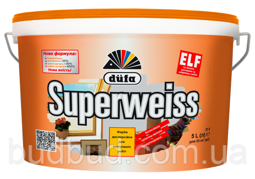 Фарба SuperWeiss D4 Dufa  2.5 л