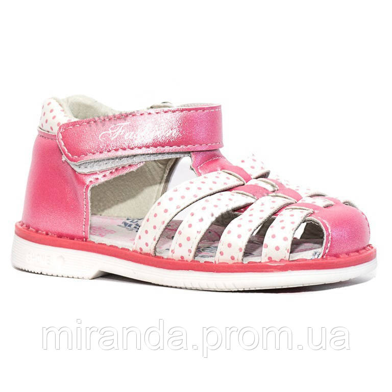 Сандалі для дівчинки. Босоніжки для дівчинки Сандалії дитячі ортопедичні Взуття дитяче, 22 розмір (рожеві)