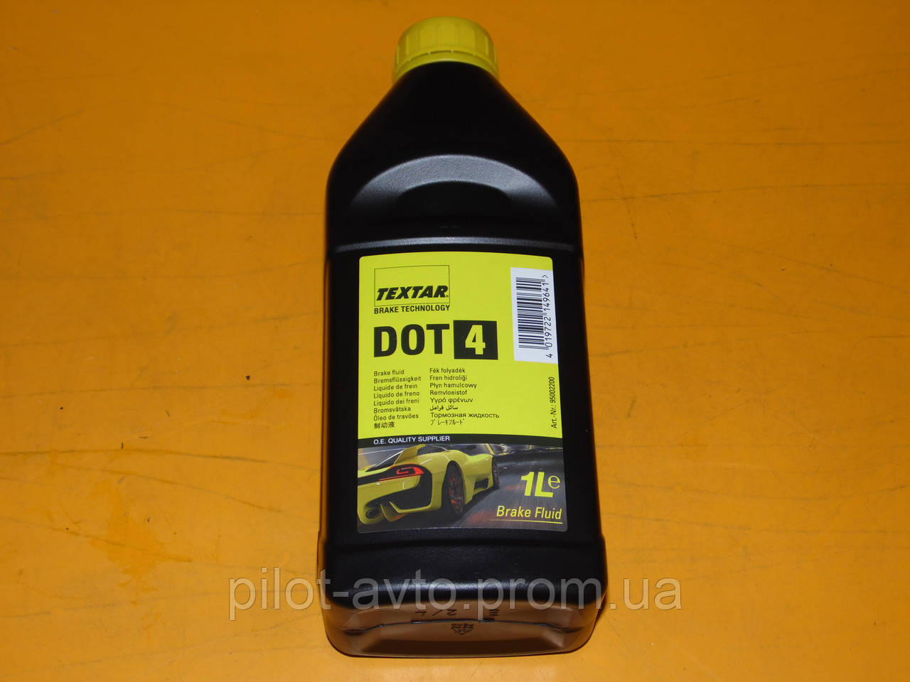 Гальмівна рідина DOT4 1L TEXTAR 95002200