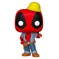 Коллекционная фигурка Funko POP! Bobble Marvel Deadpool 30th Construction Worker (Exc)