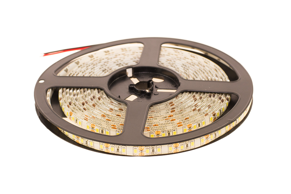 Світлодіодна стрічка SMD 3528 (60 Led/метр) 12 вольтів, силікон, колір білий 5 метрів