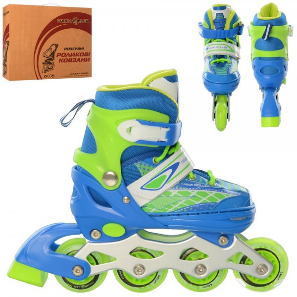 Ролики розсувні Profi A4140-S-BL 31-34 р сині ID 3985752