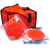 Кружки рыболовные оснащенные, 10 штук + сумка Оранжевый