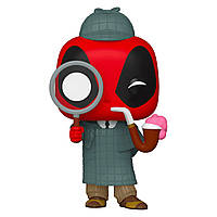 Коллекционная фигурка Funko POP! Bobble Marvel Deadpool 30th Sherlock Deadpool (Exc)