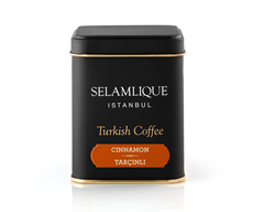 Кава без кофеїну в банку мелена турецька преміальна Selamlique 125 грам Арабіка 100% кориця
