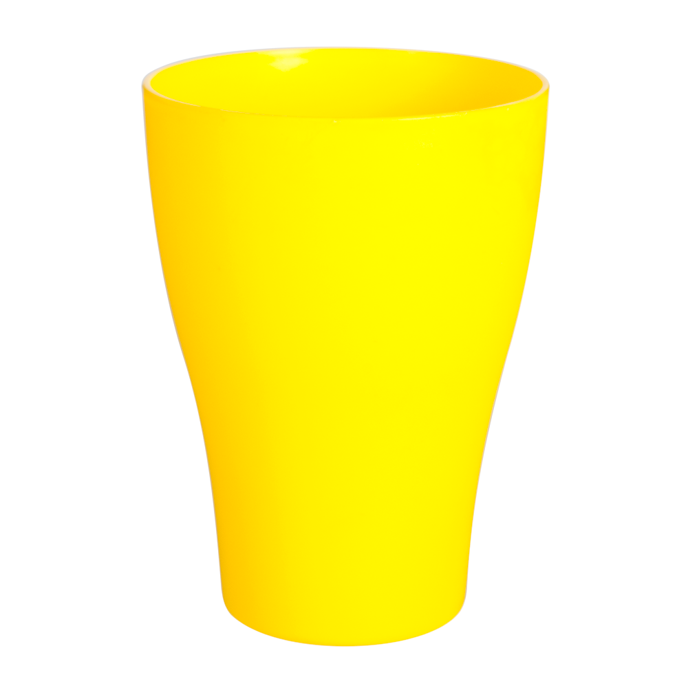 Келих пластиковий 0,5 л темно-жовтий Алеана