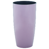 Горщик для квітів високий підлоговий "Альфа" 5л круглий глянсовий d22*41,5см (фіолетовий)